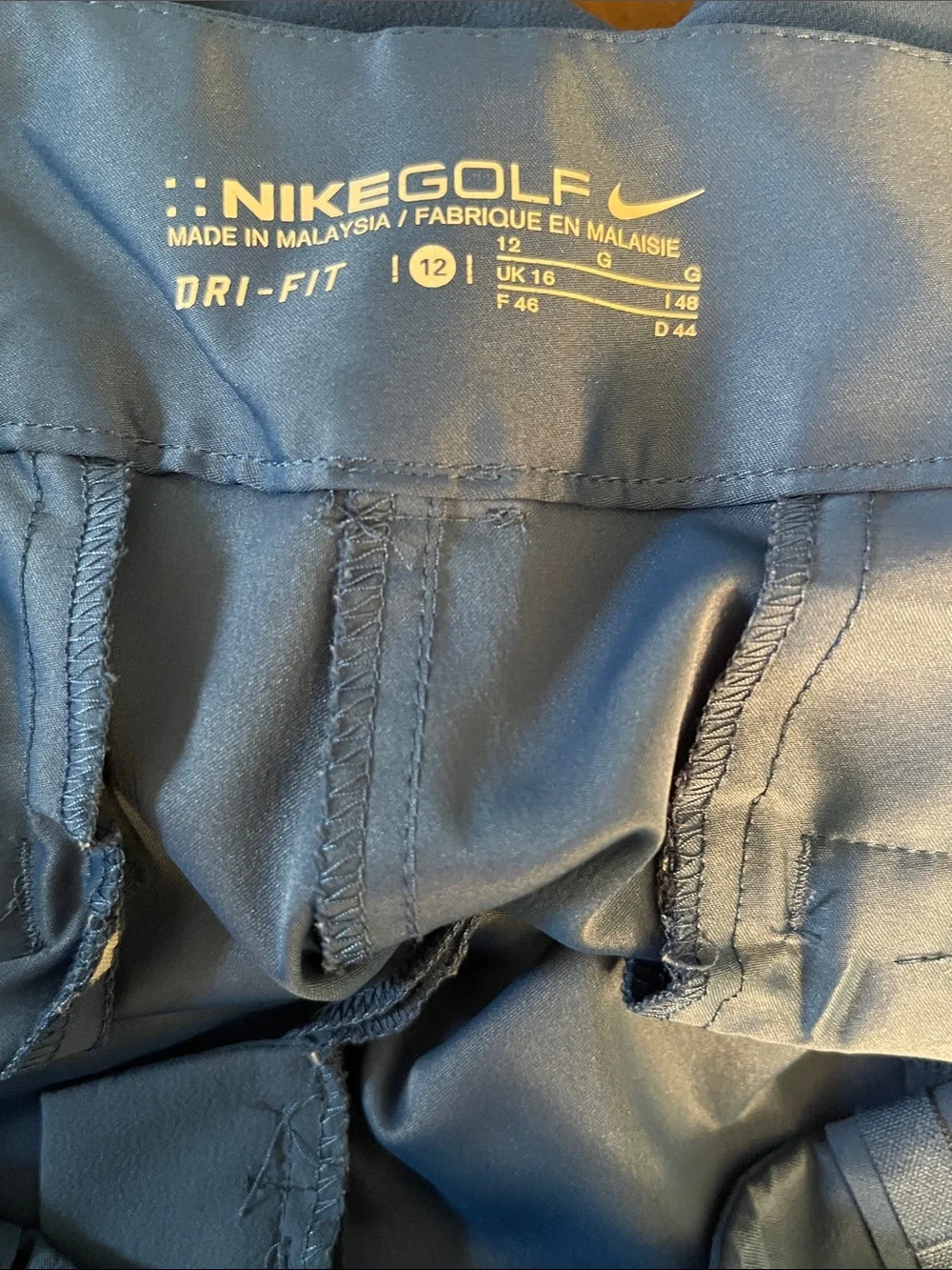 Nike Golf  Blue Women's Performance Bermuda Shorts Size 12